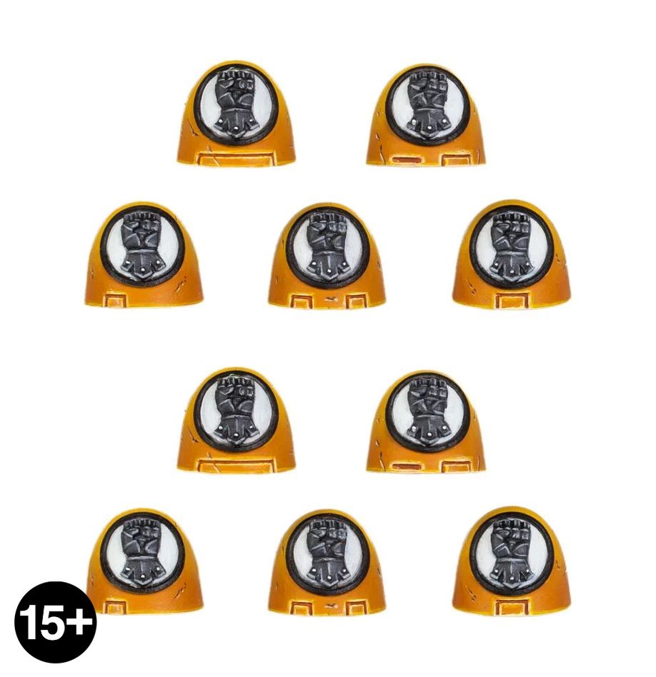 Imperial Fists MKVI Shoulder Pads